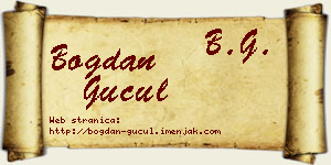 Bogdan Gucul vizit kartica